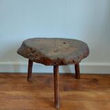 Vintage Brutalist Stool