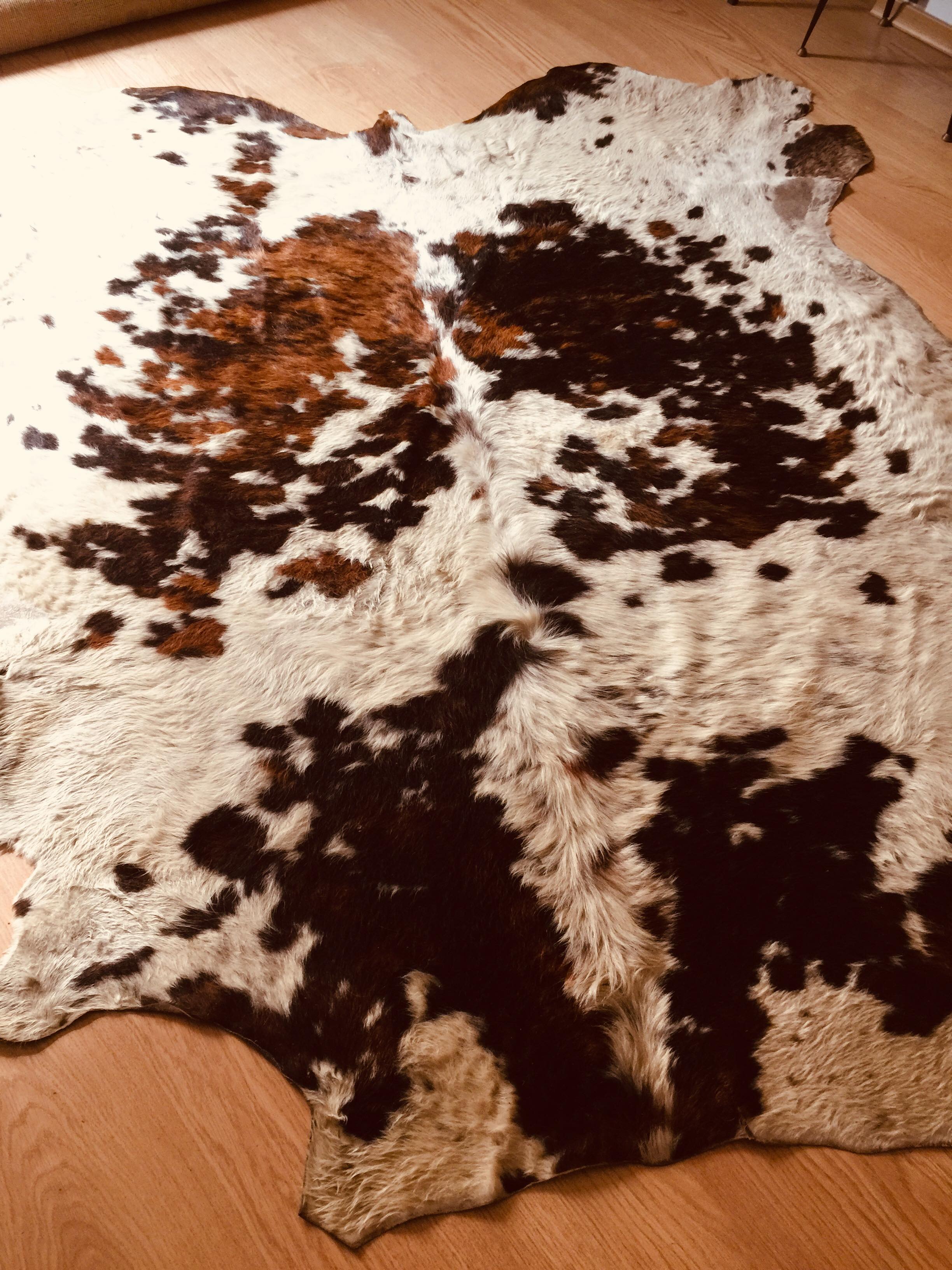 Carpet cow skin