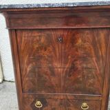secretaire restauration en acajou du xix ème siecle
