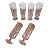 Set of 6 champagne flutes, Luminarc Antarès