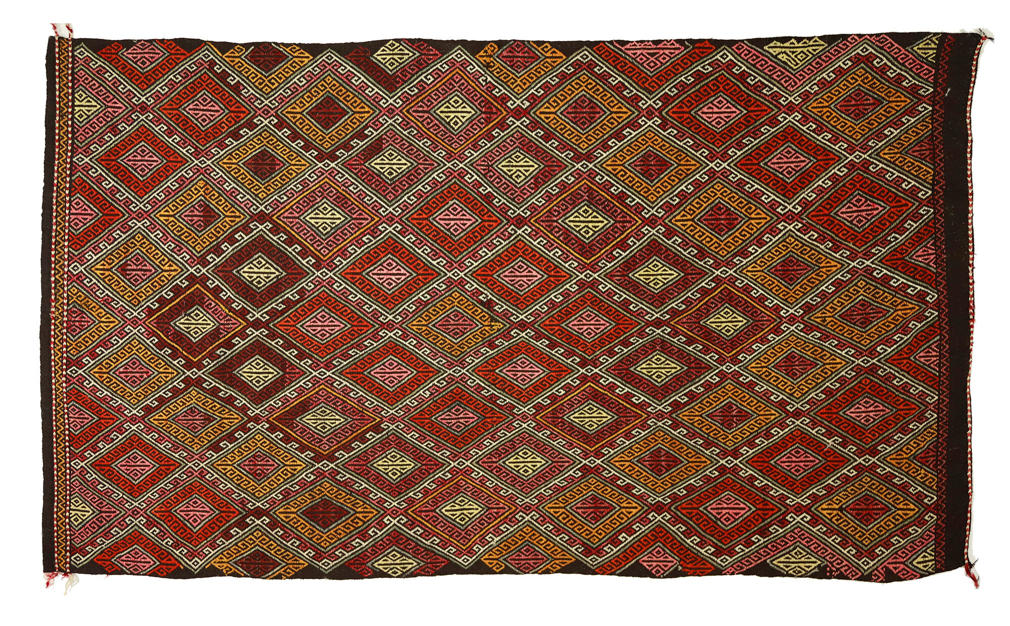 Anatolian handmade kilim rug 307 cm x 181 cm