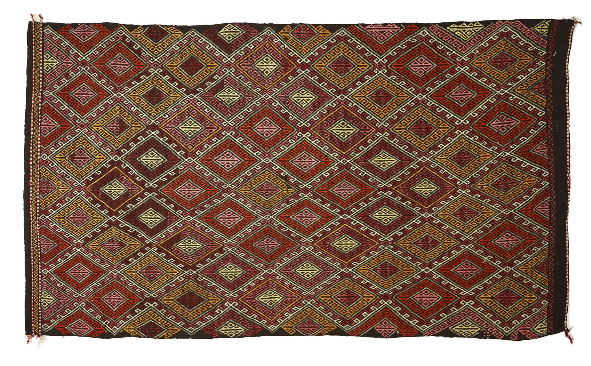 Anatolian handmade kilim rug 307 cm x 181 cm