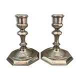 Pair of vintage candle holders