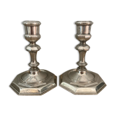 Paire de bougeoirs vintage