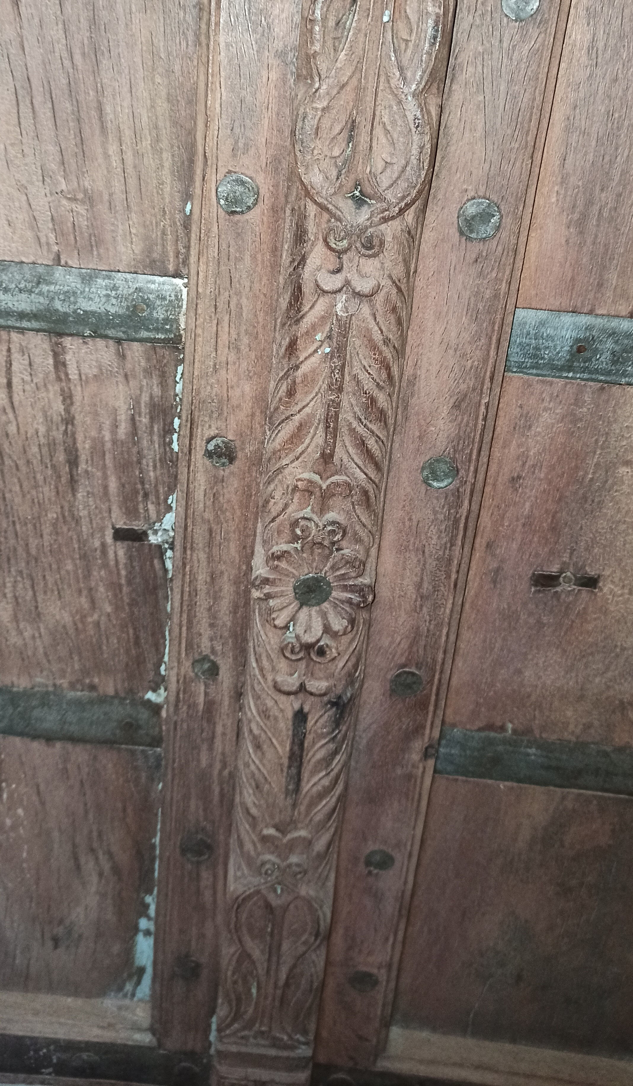 Old wooden door
