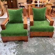 Paire de fauteuils art déco