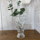 Cut crystal vase