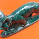 Art deco zoomorphic sculpture glazed ceramics n° 928 fox