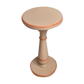 Old wooden pedestal table