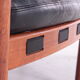 Vintage black leather 2 seater sofa by Sven Ellekaer for Coja, 1960s