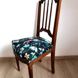 Chaise Louis XVI style Napoléon III art nouveau