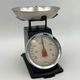 Vintage kitchen scale, black metal and stainless steel