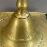 Bougeoir espagnol en laiton, vers 1700