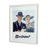 Vintage poster 30s - advertising print
