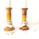 Paire  de lampe fabrication française Kostka vintage.