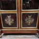 Library period Napoleon III in marquetry Boulle around 1850
