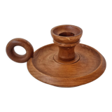 Wooden candle holder