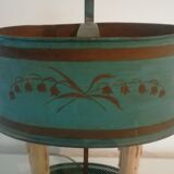 Painted metal hot water bottle lamp