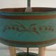 Painted metal hot water bottle lamp