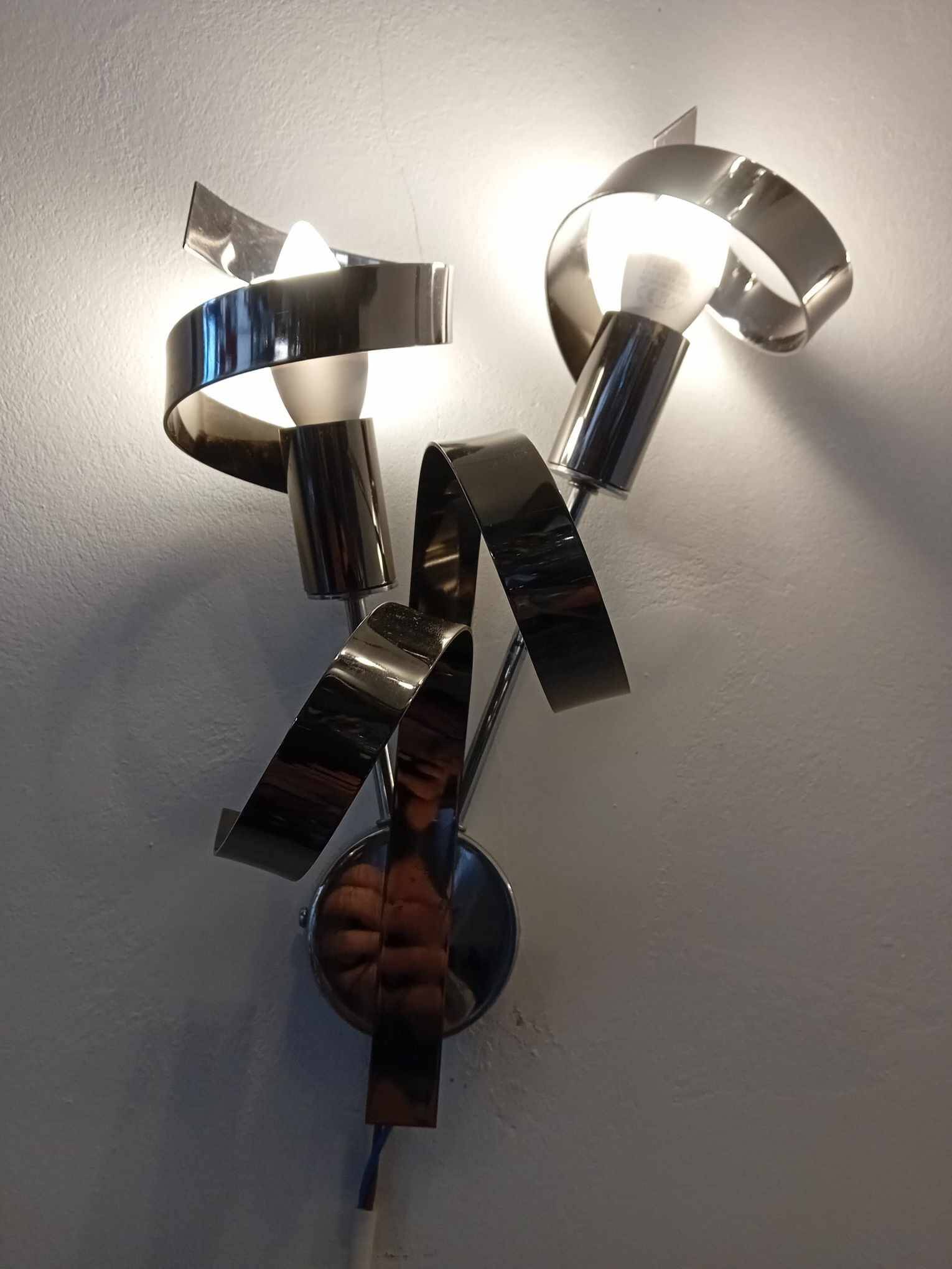 Set of 2 wall lights + 1 pendant light