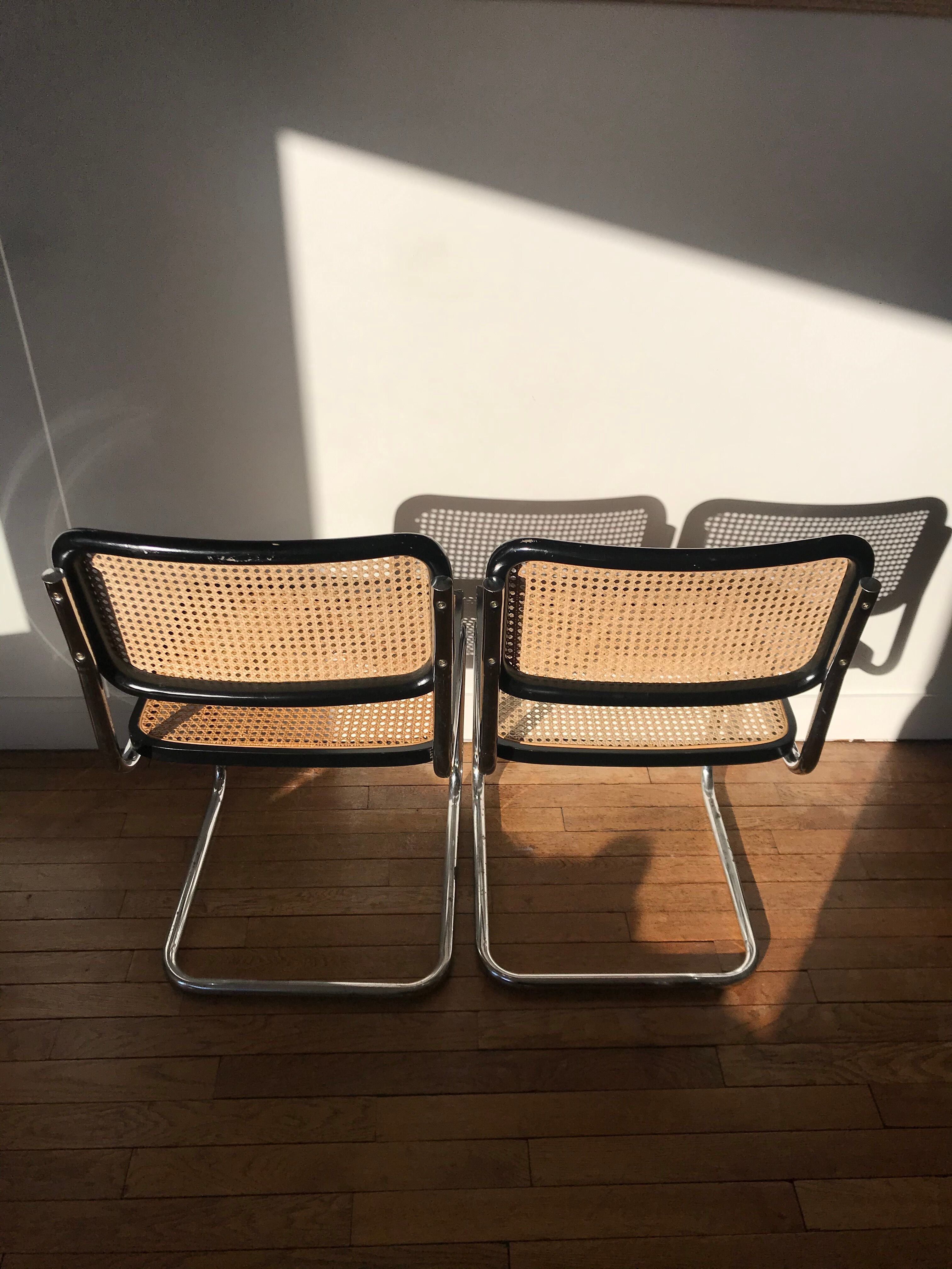 Pair of Chairs Cesca B32 - Marcel Breuer