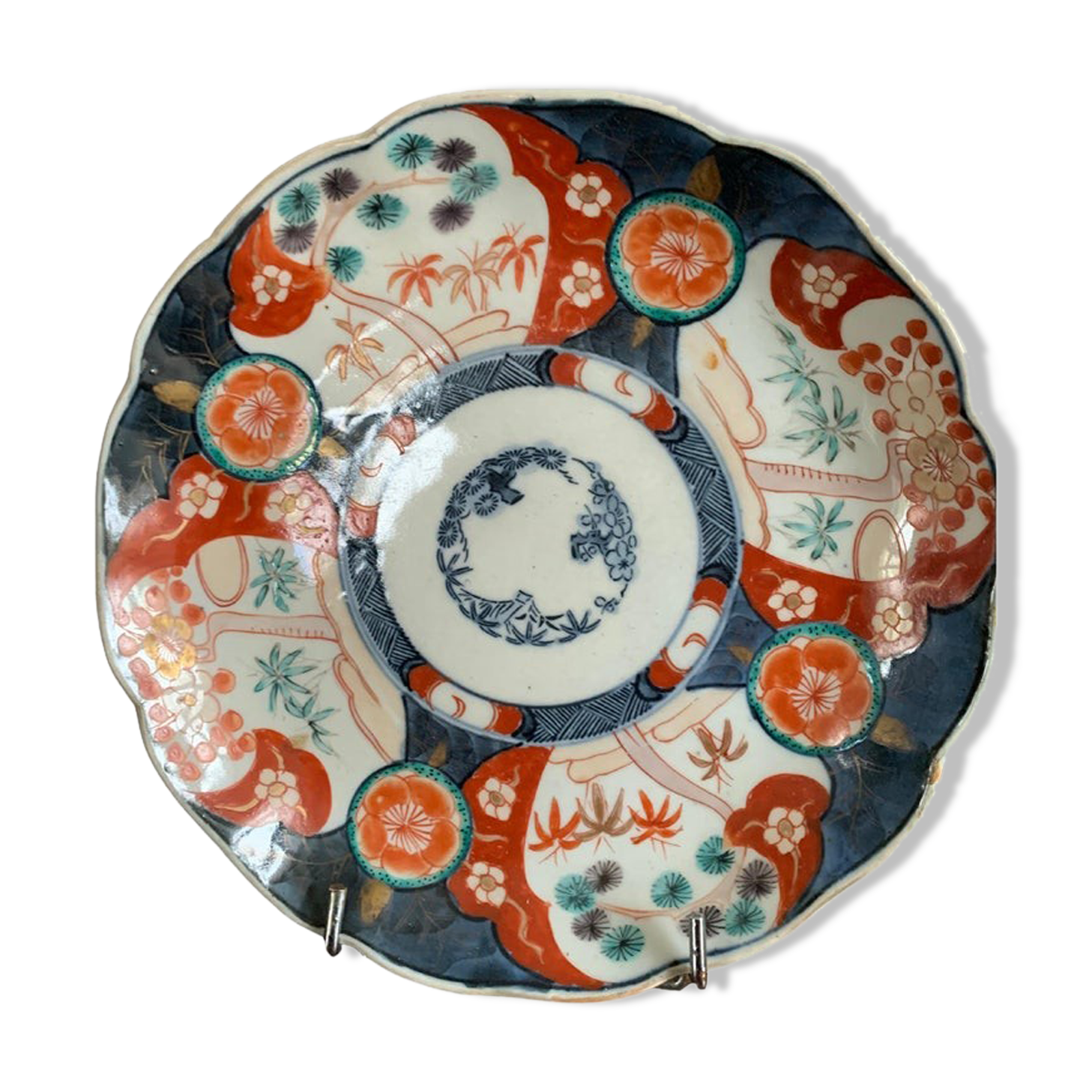 Asiette porcelain Imari, nineteenth century