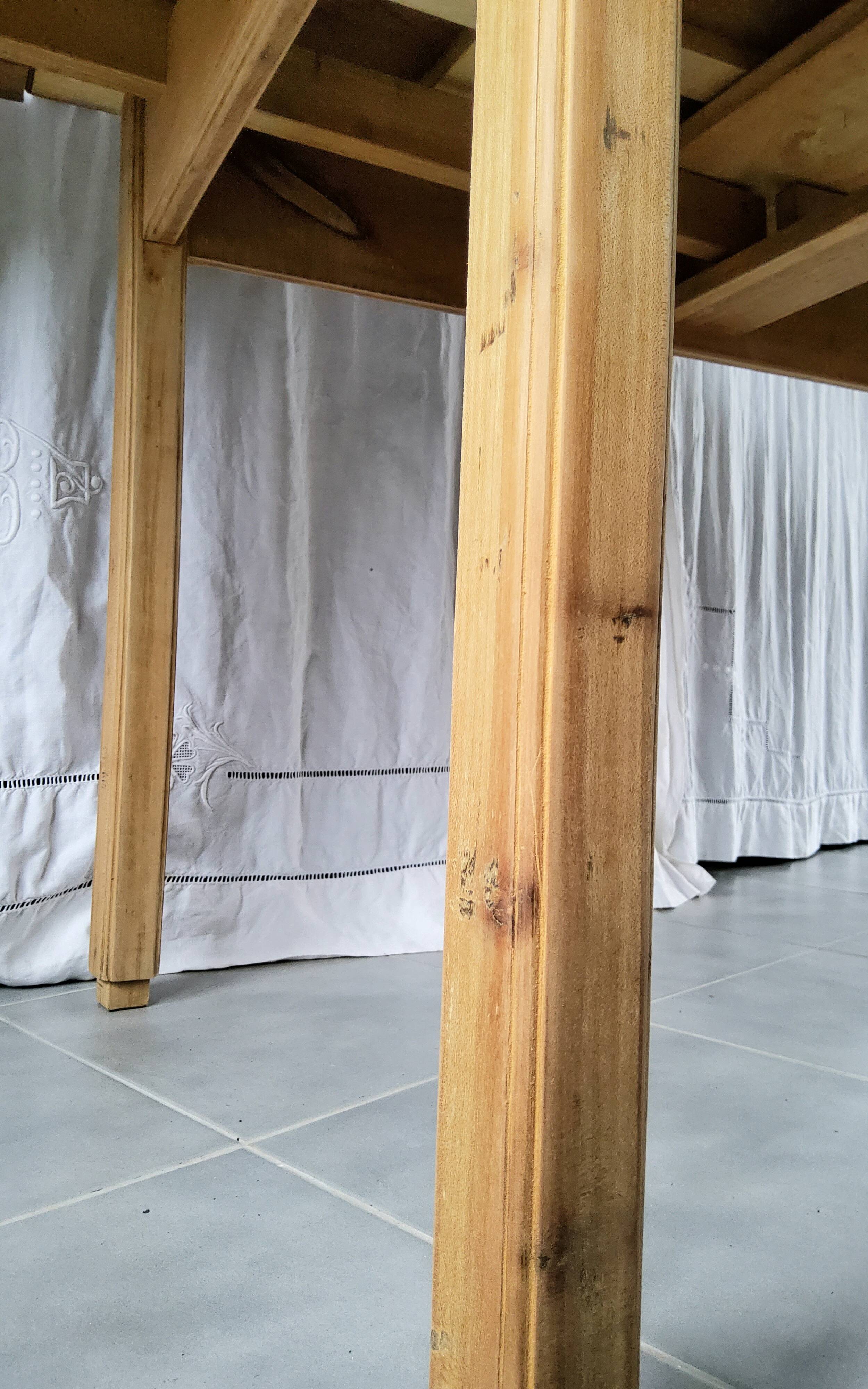 Table de ferme extensible