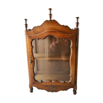 Cherrywood and glass display case