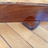 Antique and authentic vintage wooden bathroom shelf from the 70s