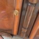 Two-door oak bedside table / 50s/60s