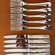 Christofle Atlantide, cutlery for entremet, dessert, cheese. Art Deco