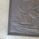 Cast iron chimney plate