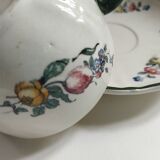Old earthenware cups Villeroy & Boch 1562 Old Strasbourg