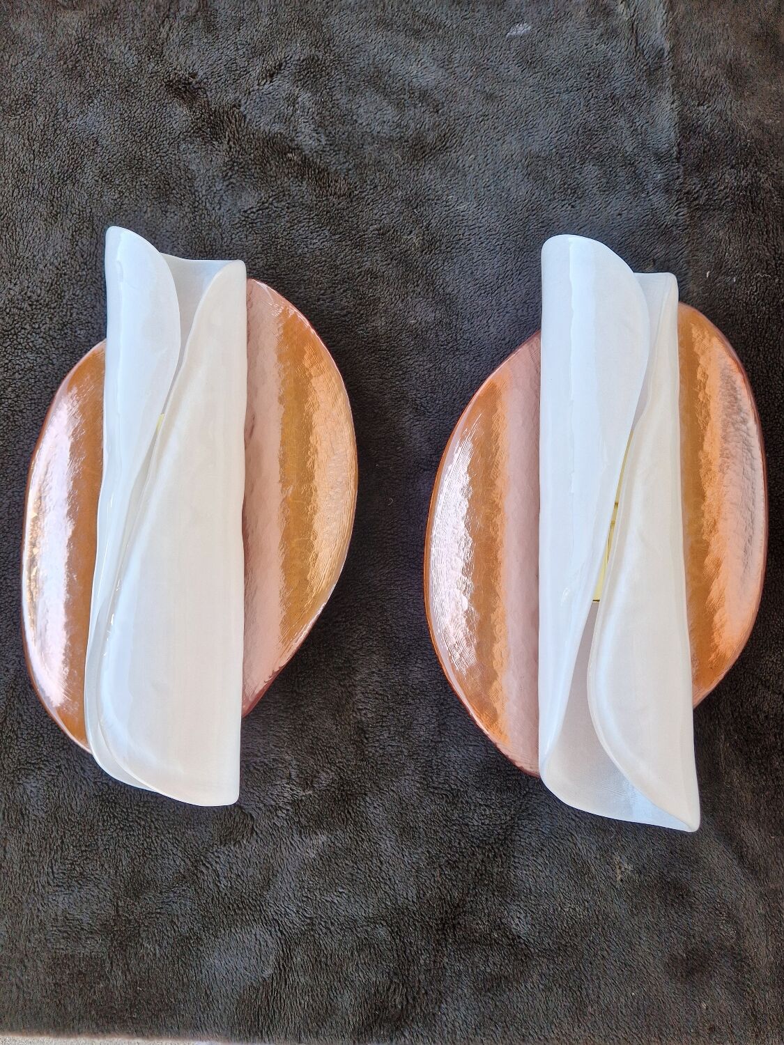 Pair of Murano glass sconces