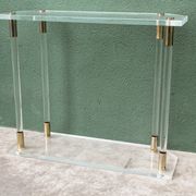 Console, altuglass, années 1970, dans le goût de Charles Hollis Jones
