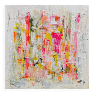Abstract painting table