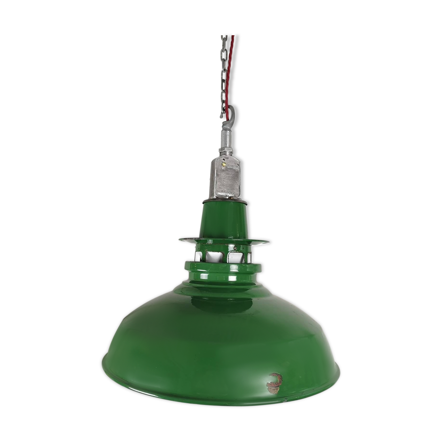 1950s Large Industrial Factory Light By Thorlux