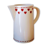 Heart pattern pitcher
