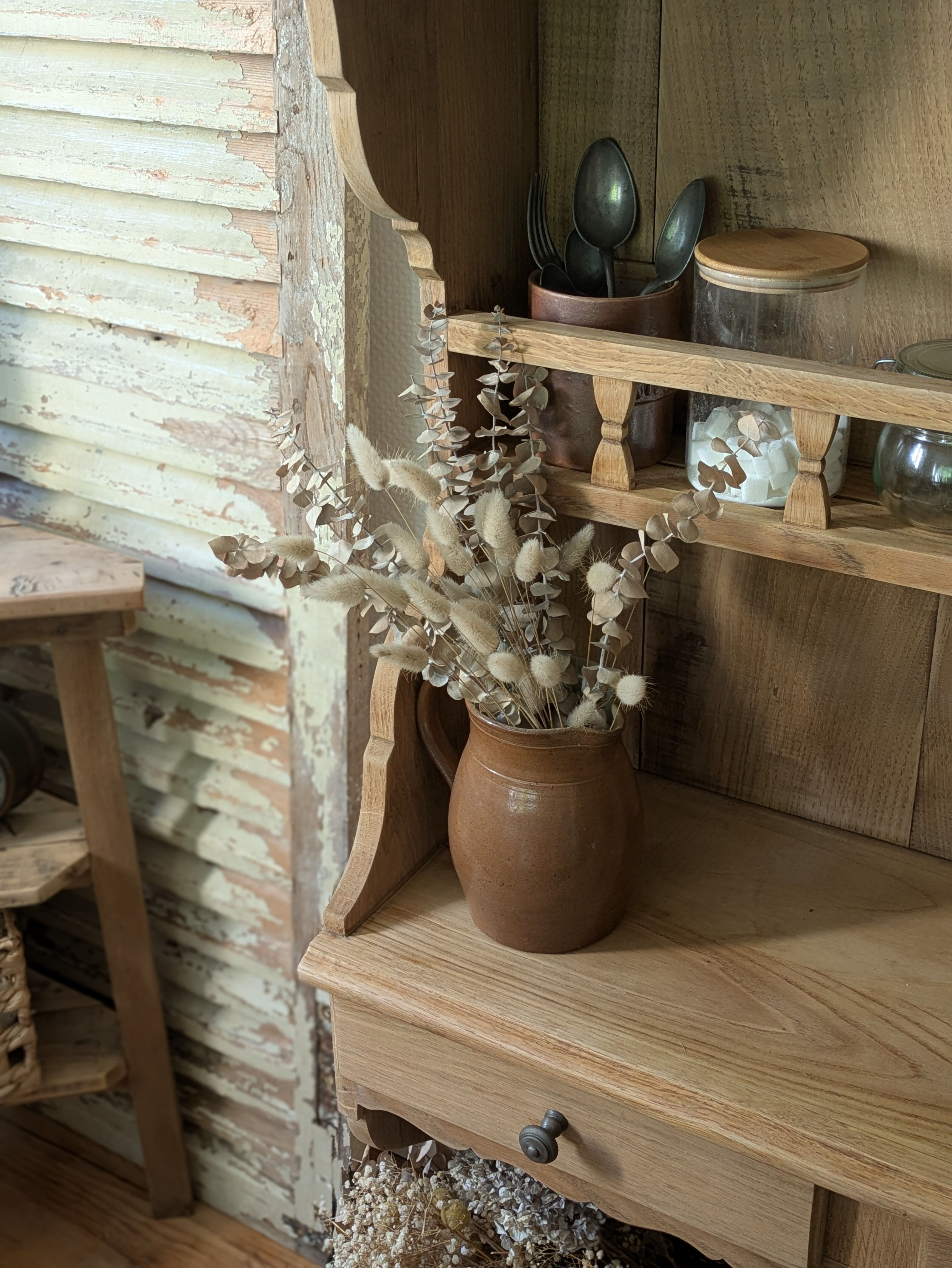 Renovated rustic antique dresser