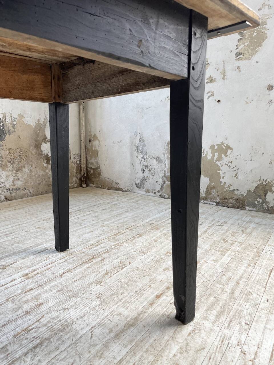 2m pine and oak farmhouse table