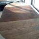 Former Round Table Louis Philippe Poirier solid wood and 2 extensions