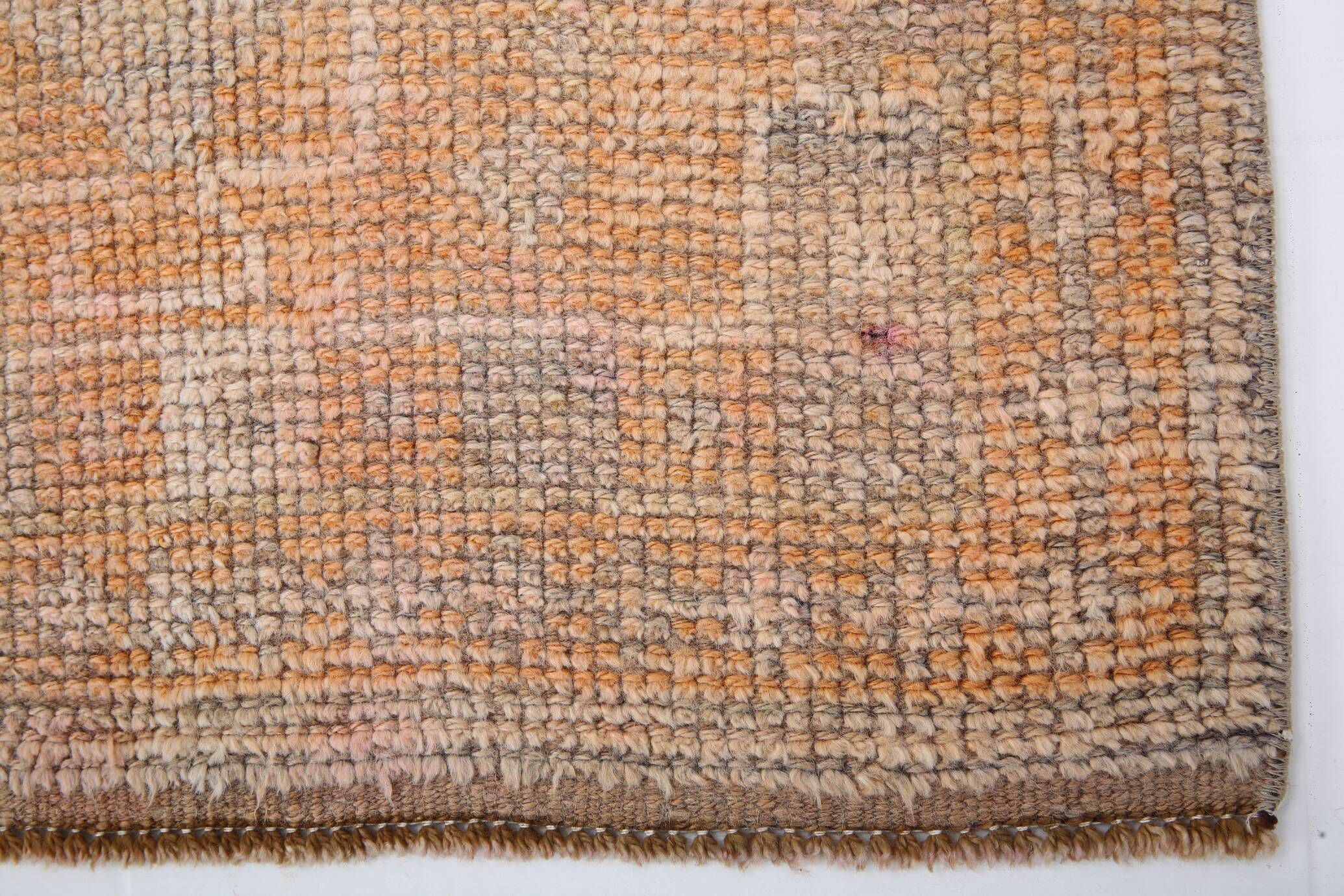 2x12 Long Narrow Orange Vintage Runner Rug, 75x378Cm SK 18494 FREE SHIPPING