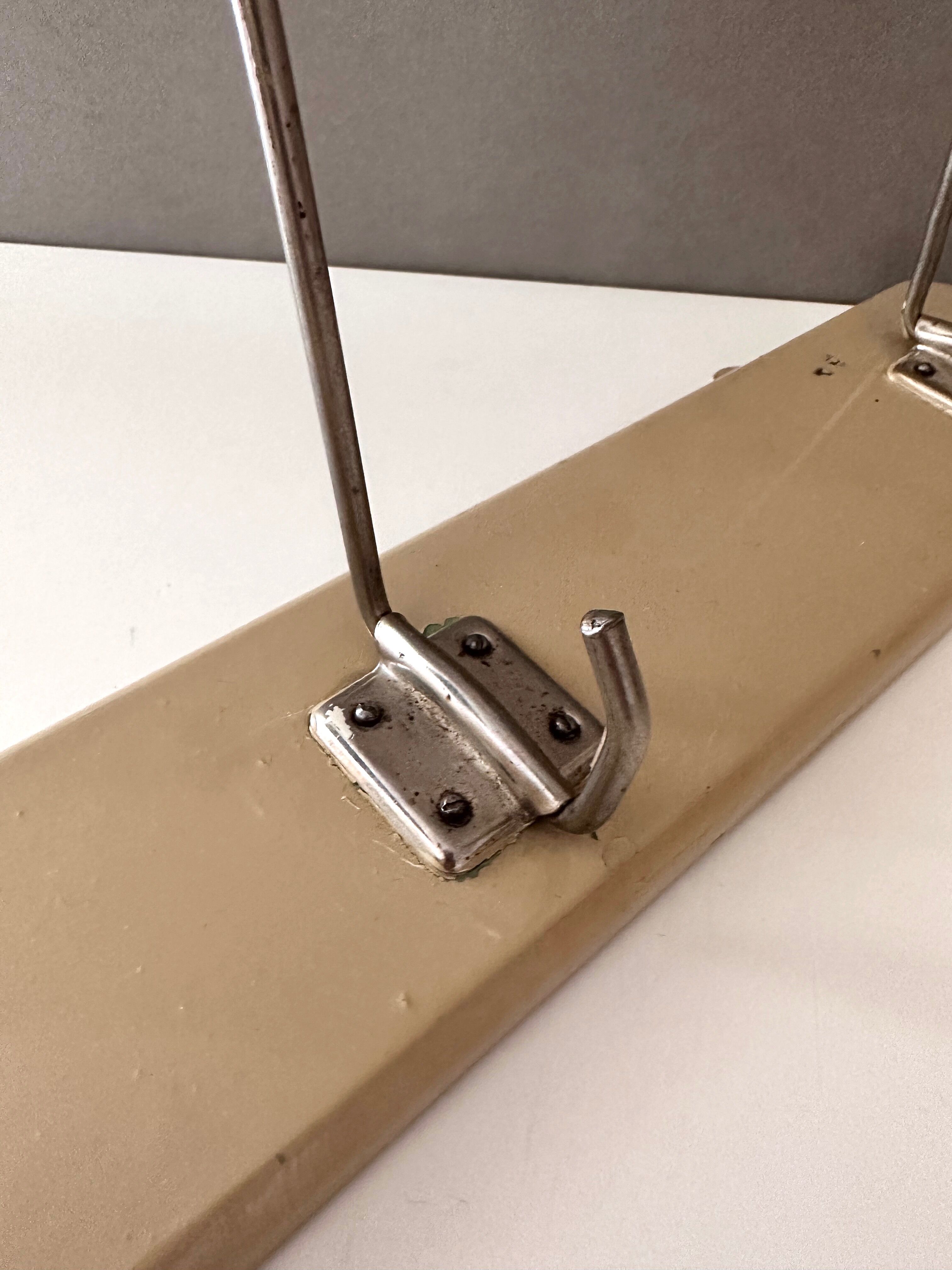 Vintage coat rack, coat hooks, wardrobe, 60's interior