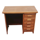 Vintage desk 2 drawers 1 locker