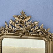 Napoleon III mirror with bird pediment 112 x 67