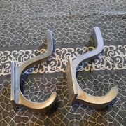 Set of 2 aluminum wall hooks