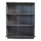 Bibliothèque, meuble de rangement en bois noir