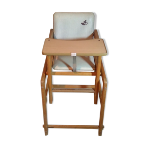 Chaise haute modulable des années