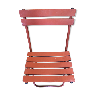 All-metal folding chair