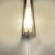 Pair of Large Scandinavian Teak Glass Wall Lights